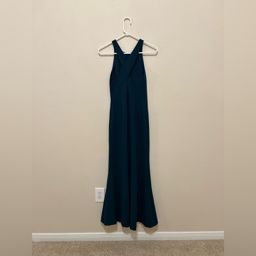 BHLDN Klara gown maxi bridesmaid dress in Pine - Picture 5 of 6